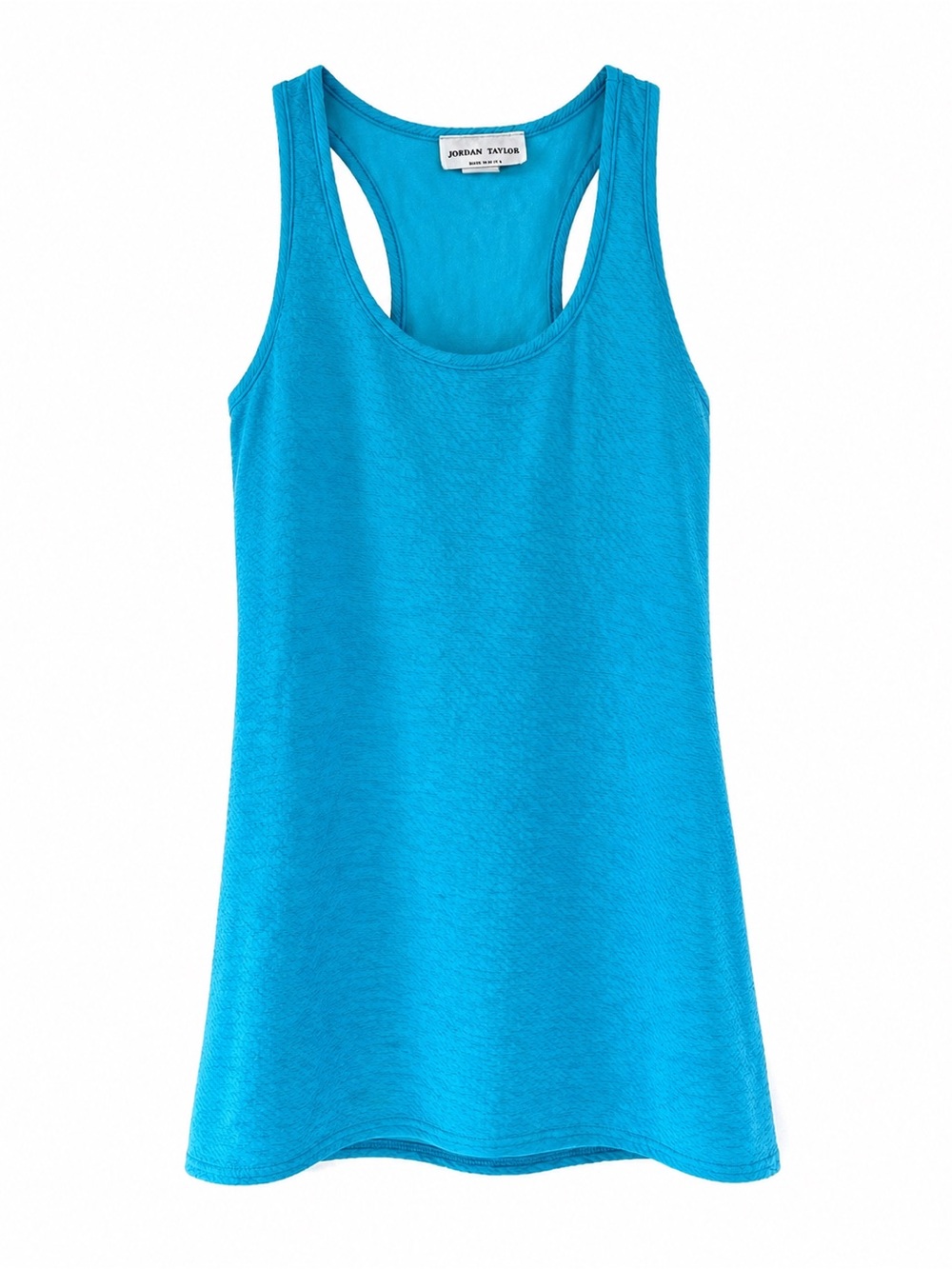Jordan Taylor Blue Long Tank Top Racerback Layering Basic Small